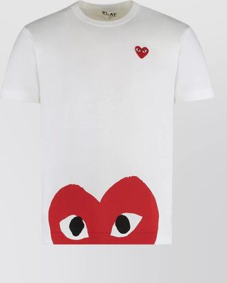 Comme Des Gar&ccedil;ons cotton t shirt logo front print