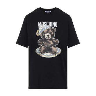 Moschino Dames, Tops, Zwart, Maat: S Katoen