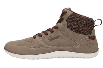 Kangaroos Sneaker KANGAROOS K-BF SLEET MID, Damen, Gr. 38, stone braun, coffee, Synthetik, Schuhe Sneaker, Barfussschuh, wasserdicht, w&auml;rmendes Innenfutter