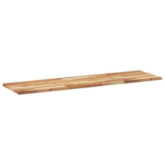 Berkfield Home Compact Floating Shelves 4 pcs 140x40x2 cm Oil Finished Solid Woo in Brown | Size: 140 x 40 x 2 cm