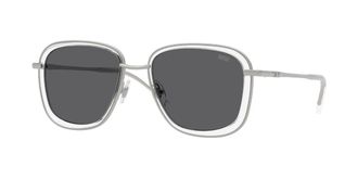 Diesel DL1017 100787 Mens Sunglasses Silver Size 52