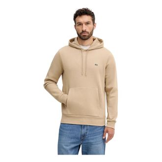 Lacoste Felpa con cappuccio in pile - - Sweatshirts & Hoodies - Uomo - Beige - S
