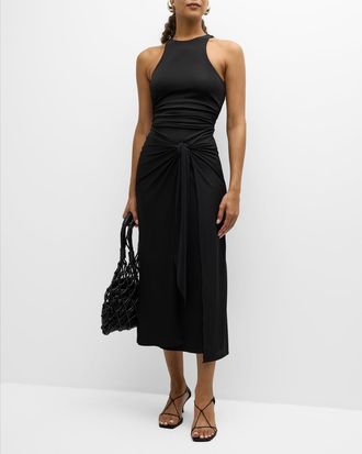 Cinq &agrave; Sept Andie Sleeveless Wrap-Skirt Midi Dress