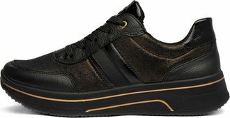 Ara Sapporo Sneaker - Dames - Schoenen - Zwart - Maat: 38 1/2 EU Leer
