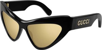 Gucci Zonnebril Gg 1294S - Dames - Zonnebrillen - Zwart - 57 MM - Accessoires
