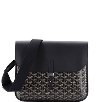 Goyard Coursier Messenger Bag Coated Canvas and Leather