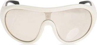 Moncler Cloche Zonnebril - unisex - Zonnebrillen - Beige - 35 MM - Accessoires
