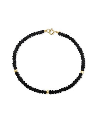 Jewelmak 14K Black Onyx Bracelet