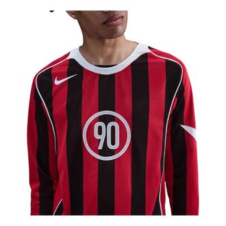 Nike Total 90 Dri-FIT Long-Sleeve T-Shirt Gym Red White IM6313-687