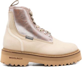 Woolrich Leather Lace Up Boots