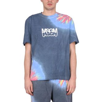 Msgm T-Shirts, male, Multicolor, Size: L Butter Studio T-Shirt