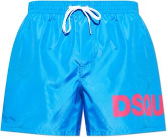 Dsquared2 Logo Zwemshorts - Heren - Strandmode - Blauw - M - Badmode