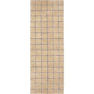 Lorena Canals Woolable Rug Runner Mosaic in Amber Wool, Soil Brown,natural at Nordstrom, Size Medium