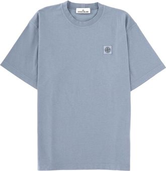 Stone Island T Shirt With Logo Patch