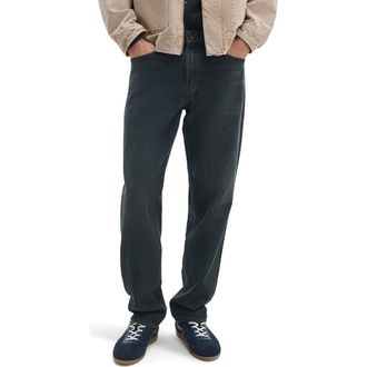 Rag & Bone Fit 4 Authentic Rigid Infuse Straight Leg Jeans in Oilin at Nordstrom, Size 34 X 32