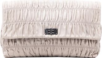 Prada Pre-owned Prada Nappa Gaufre Turn Lock Clutch EMI9URC4I4X07EY6