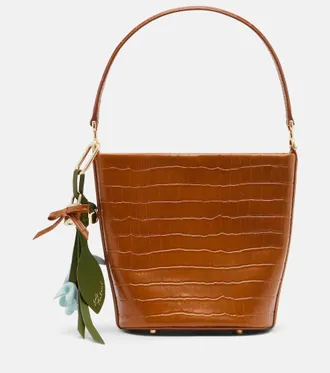Self Portrait Borsa a secchiello Small in pelle