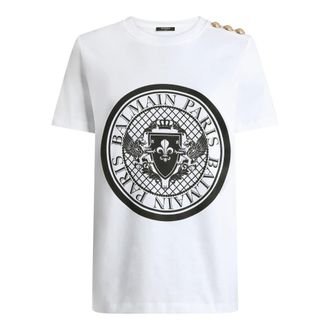 Balmain Mujer, Camisetas, Blanco, Talla: 2XS