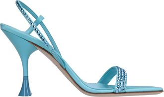 3Juin Sandalen Helder Blauw - Dames - Sandalen met hakken - Blauw - 37 1/2 EU - Schoenen