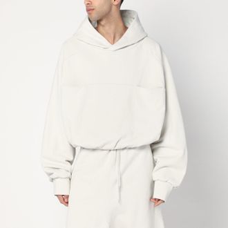 Entire studios Ivory hoodie in cotton
