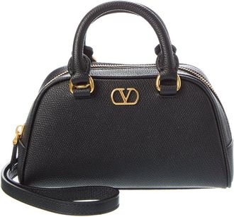 Valentino Vlogo Signature Mini Leather Shoulder Bag