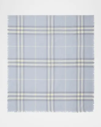 Burberry Giant Check Wool Scarf