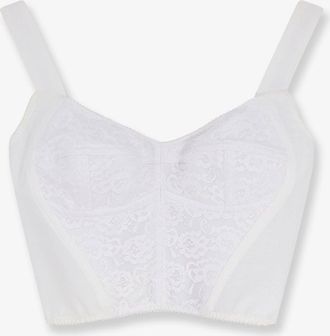 Dolce & Gabbana Top bustier con inserti in pizzo - DOLCE & GABBANA - gender_Woman