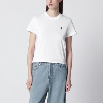 Ami T-shirt Ami De Coeur bianca