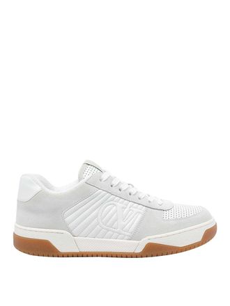 Valentino Garavani White And Grey Sparry Sneakers