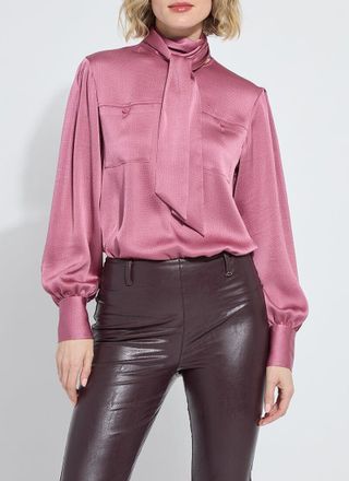 Lyss&eacute; Daiane Utility Scarf Blouse
