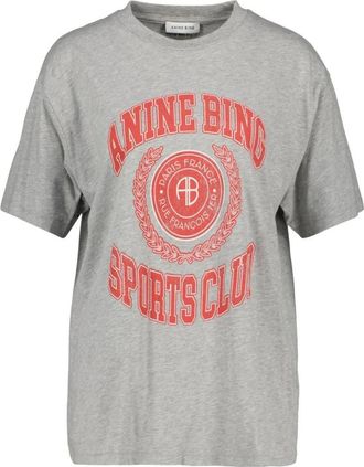 Anine Bing T-shirts - Dames - T-shirts - Grijs - XS - Tops
