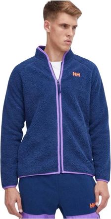 Helly Hansen Fleecejack met rits - Heren - Fleece jassen - Blauw - L - Fitness