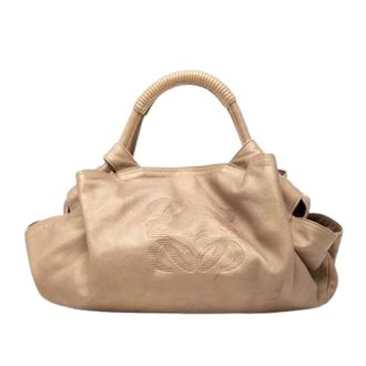 Loewe Pre-owned Aire Hobo Bag - Dames - Pre-owned - Beige - Maat: ONE Size Leer