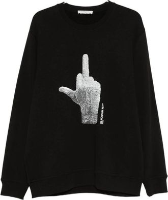 Ih Nom Uh Nit Sweatshirt met ronde hals - Heren - Sweatshirts - Zwart - M - Katoen - Hoodies & sweatvesten