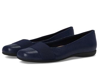 Trotters Samantha Womens Slip on Shoes Navy Lizard : 10.5 WW (EE)