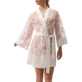 Rya Collection Dearest Sheer Robe in Watercolor at Nordstrom Rack, Size X-Small/small