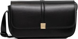 Marc O'Polo Borsa a tracolla rettangolare in pelle - Nero