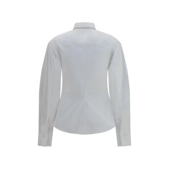 Brunello Cucinelli Womens White Cotton Dress Shirt