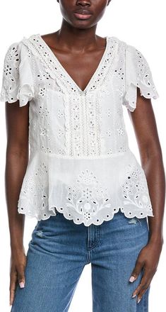 Johnny Was Elizabeth Peplum Blouse