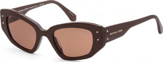 Michael Kors Womens MK2234B 50 4008 3 Le Praz Sunglasses - Brown - One Size