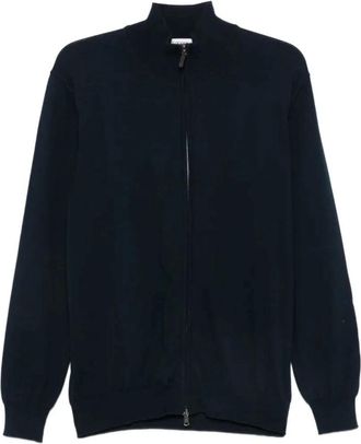 KANGRA Giubbotto Full-Zip Rasato Calato - Heren - Vesten - Blauw - 4XL - Wol - Truien & Vesten