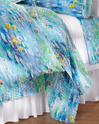 Cuddledown Camille Open Stock Quilted Coverlet And Shams