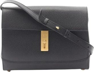 Celine Pre-owned Cross Body Bags, female, Black, Size: ONE SIZE Pre-owned Leather Cross Body Bag