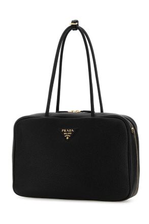 Prada Womens Black Leather Shoulder Bag Nero 1 Borse A Mano