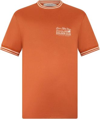 Golden Goose T-Shirts - Heren - T-shirts - Oranje - S - Tops