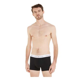 Tommy Hilfiger Klassieke boxershorts van katoenmix voor heren (set van 3) (Zwart, Wit)