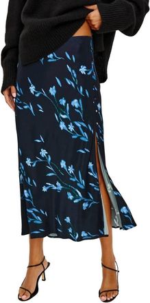 Rails Anya Midi Skirt In Blue Carnation