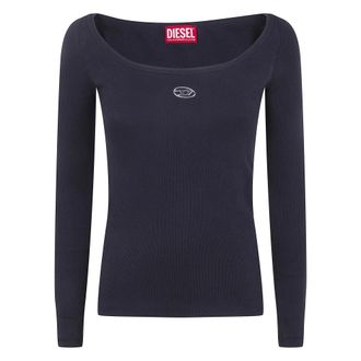 Diesel Tops, Dames, Zwart, XS, T-Bal OD Top