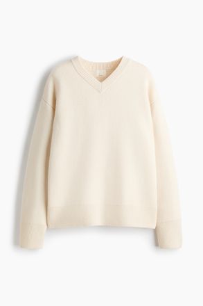 H&M Pullover aus Wollmix - Beige