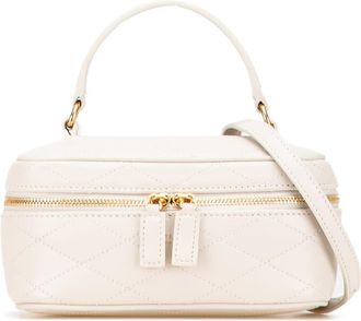 Saint Laurent Pre-owned Saint Laurent Quilted Lambskin East West Vanity Case Ladies PMR669560 0921